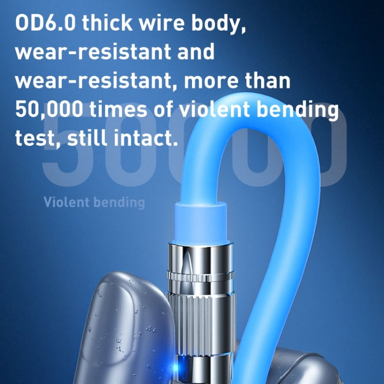 WK WDC-187 Qjie Series 20W USB-C/Type-C to 8 Pin Fast Charge Data Cable, Length: 1m(Blue) - HoMEdemic™ 