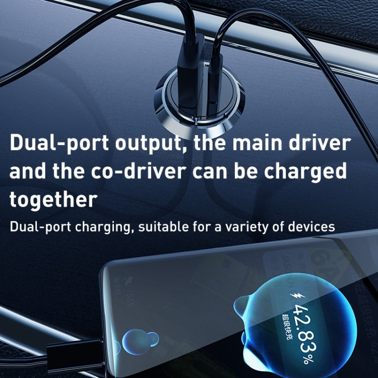 WK WP-C38 Mini PD20W USB + Type-C Car Charger - HoMEdemic™ 