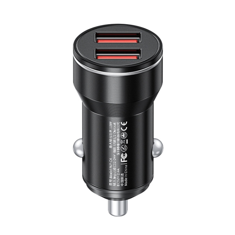 WK WP-C43 Staroad Series 15W Dual USB Car Charger (Black) - HoMEdemic™ 