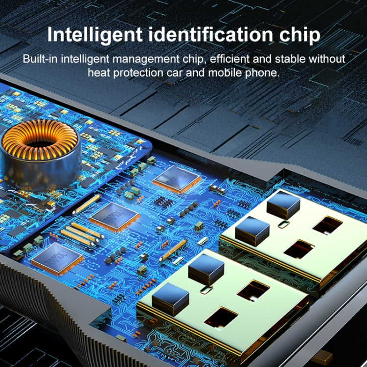 WK WP-C43 Staroad Series 15W Dual USB Car Charger(Coffee) - HoMEdemic™ 