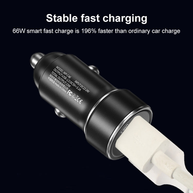 WK WP-C46 Staroad Series Vieyie 15W Dual-USB Car Charger (Grey) - HoMEdemic™ 