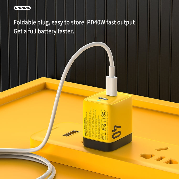 WK WP-U128 40W Dual USB-C/Type-C Interface Gallium Nitride Charger,Specifications: US Plug - HoMEdemic™ 