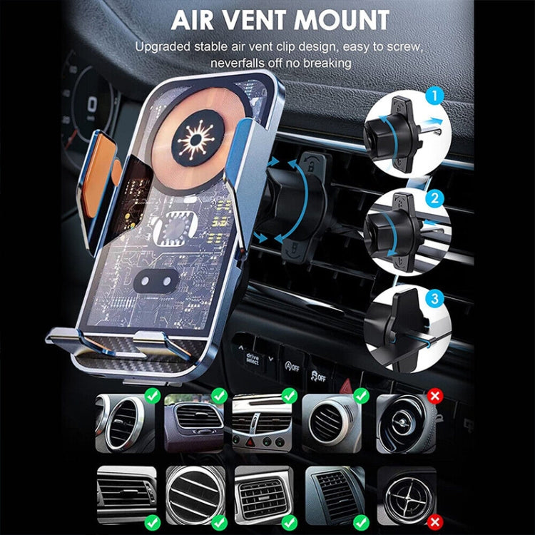 WK WP-U204 15W Vanguard Series Extraordinary Wireless Charging Car Holder - HoMEdemic™ 