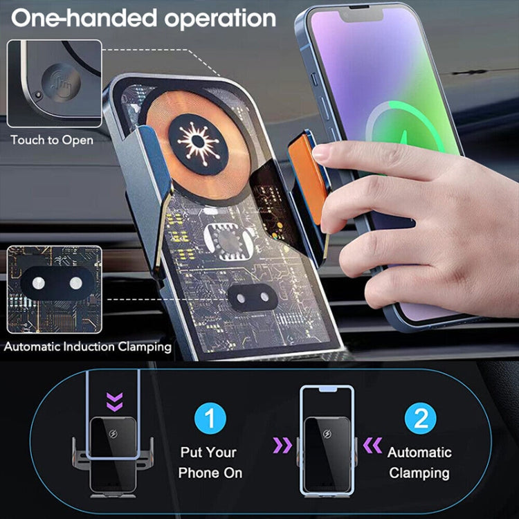WK WP-U204 15W Vanguard Series Extraordinary Wireless Charging Car Holder - HoMEdemic™ 