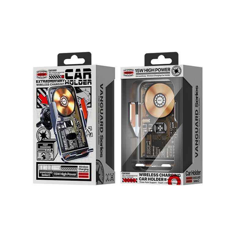 WK WP-U204 15W Vanguard Series Extraordinary Wireless Charging Car Holder - HoMEdemic™ 