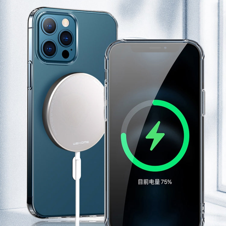 WK WPC-007 iDeal Series Magsafe Case Magnetic Ring All-inclusive Clear TPU Transparent Shockproof Case For iPhone 11 Pro Max - HoMEdemic™ 