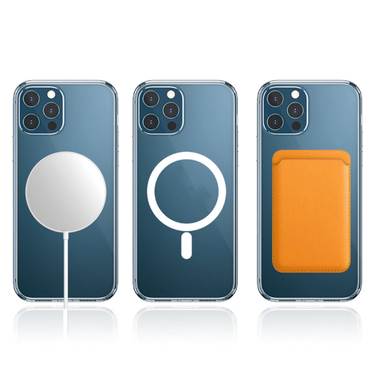WK WPC-007 iDeal Series Magsafe Case Magnetic Ring All-inclusive Clear TPU Transparent Shockproof Case For iPhone 11 Pro Max - HoMEdemic™ 