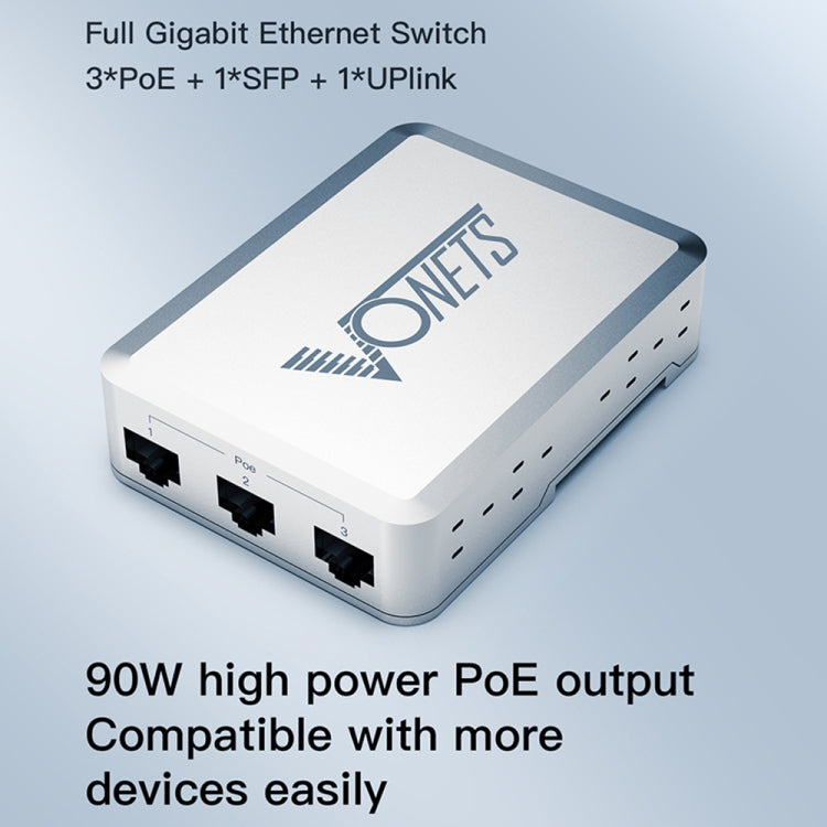 VONETS VSP510 5 Ports Ethernet Gigabit Switch with DC Adapter + Rail Fixing Buckle Set - HoMEdemic™ 
