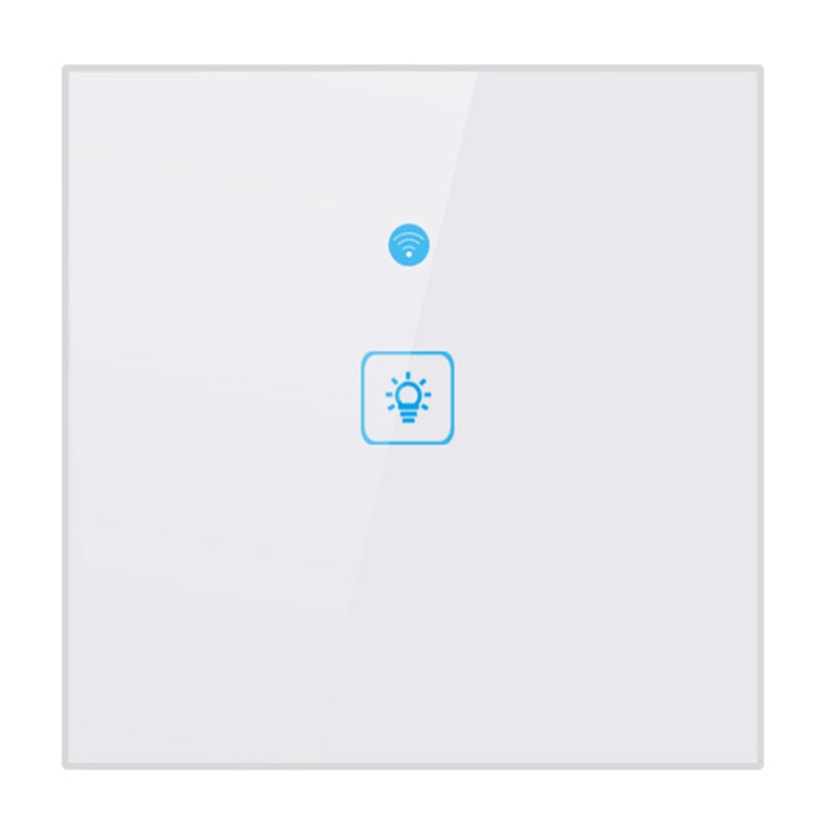 WS-EU-01 EWeLink APP & Touch Control 2A 1 Gang Tempered Glass Panel Smart Wall Switch, AC 90V-250V, EU Plug, 1 Gang - HoMEdemic™ 
