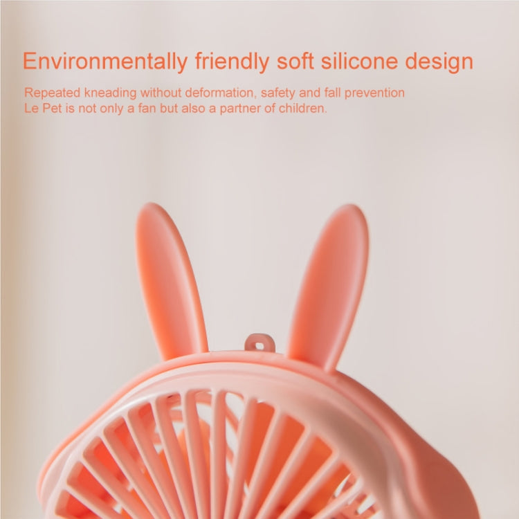 WT-F14 1200 mAh Rabbit Shape Mini Portable Fan with 3 Speed Control - HoMEdemic™ 