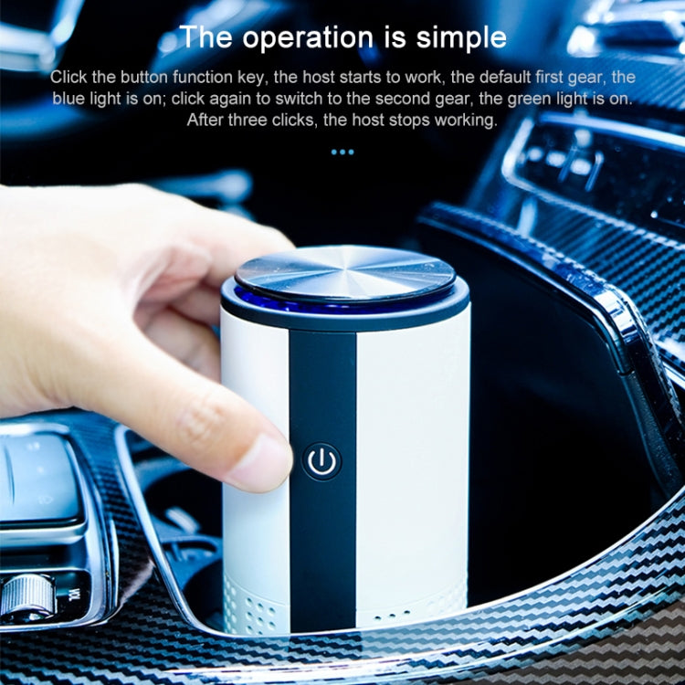 WT-U12 DC 5V Negative Ion Smart Car Air Purifier (Blue) - HoMEdemic™ 
