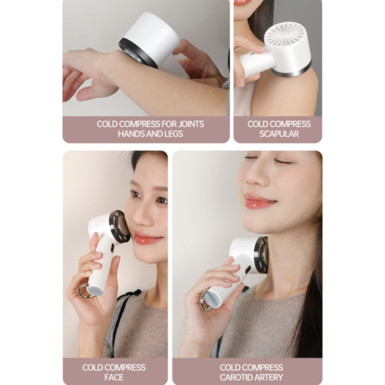 WX-625 Cold Compress Function Portable Mini Summer Fan Handheld Cooling Fan(White) - HoMEdemic™ 
