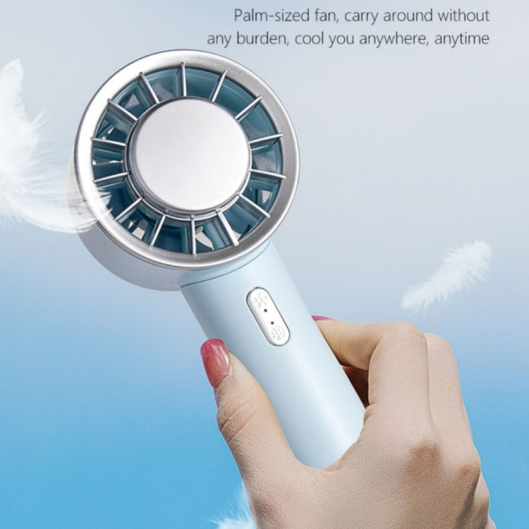 WX-633 Summer Handheld Fan 3 Speeds Semiconductor Cold Compress Desk Fan(White) - HoMEdemic™ 