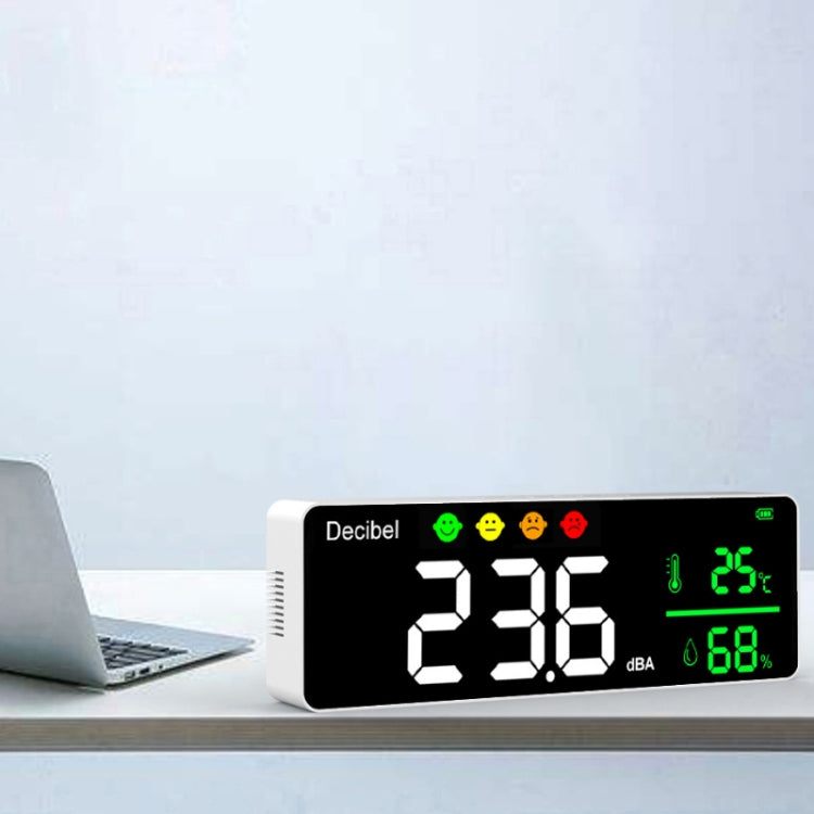 Wall-mounted Decibel Meter Temperature & Humidity Detector - HoMEdemic™ 