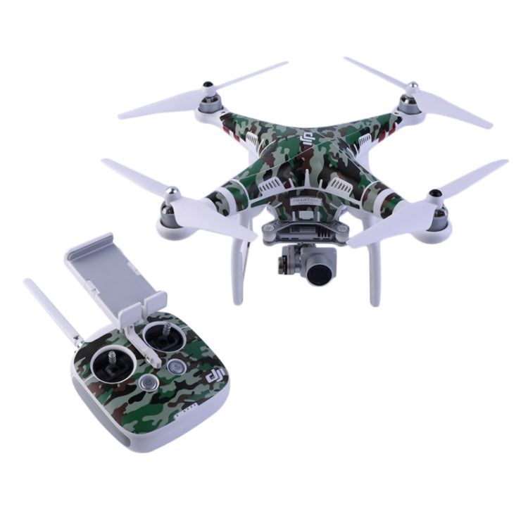 Water Resistance PVC Decal Skin Sticker for DJI Phantom 3 Quadcopter & Remote Controller - HoMEdemic™ 
