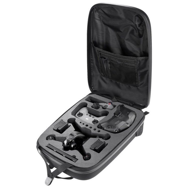 Waterproof Backpack Shoulders Turtle Hard Case Storage Box Outdoor Travel Bag for DJI FPV, For DJI FPV (Metallic Grey) - HoMEdemic™ 