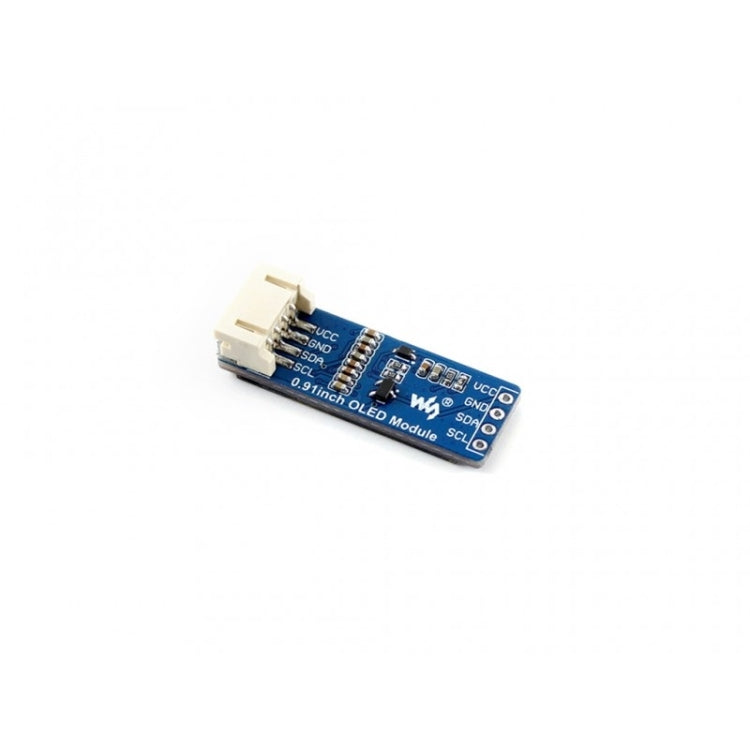 Waveshare 0.91 inch OLED Display Module, 128x32 Pixels, I2C Interface, 14657 - HoMEdemic™ 