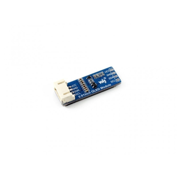Waveshare 0.91 inch OLED Display Module, 128x32 Pixels, I2C Interface, 14657 - HoMEdemic™ 