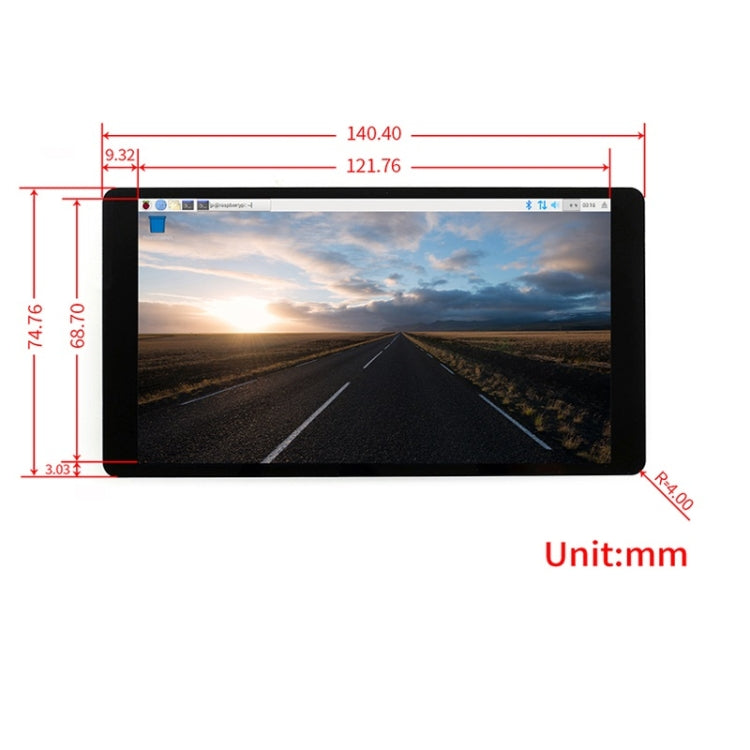 Waveshare 5.5 inch 1080x1920 Capacitive Touch Screen AMOLED with Toughened Glass Cover, HDMI interface, Supports Multi Systems, 5.5 inch - HoMEdemic™ 
