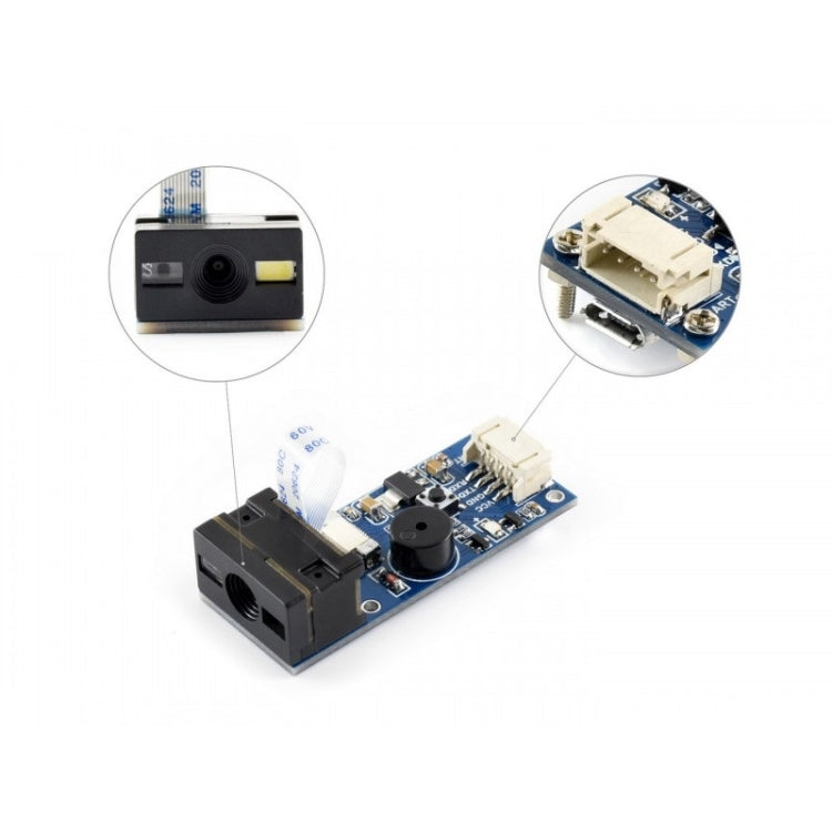Waveshare Barcode Scanner Module, 1D/2D Codes Reader, 14810 - HoMEdemic™ 