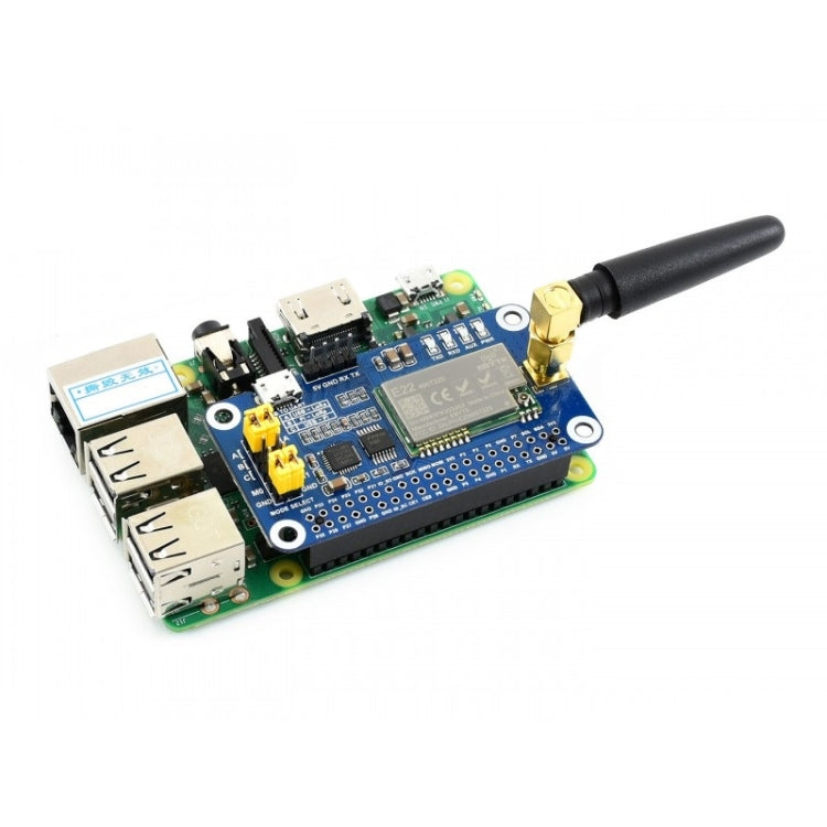 Waveshare LoRa HAT 433MHz Frequency Band for Raspberry Pi, Applicable for Europe / Asia / Africa, 433MHz - HoMEdemic™ 