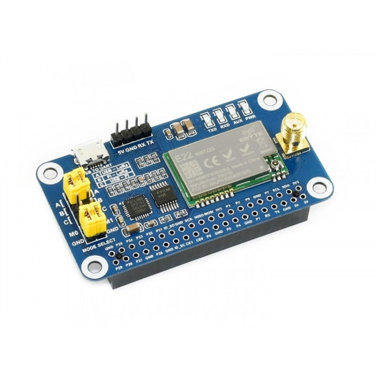Waveshare LoRa HAT 433MHz Frequency Band for Raspberry Pi, Applicable for Europe / Asia / Africa, 433MHz - HoMEdemic™ 