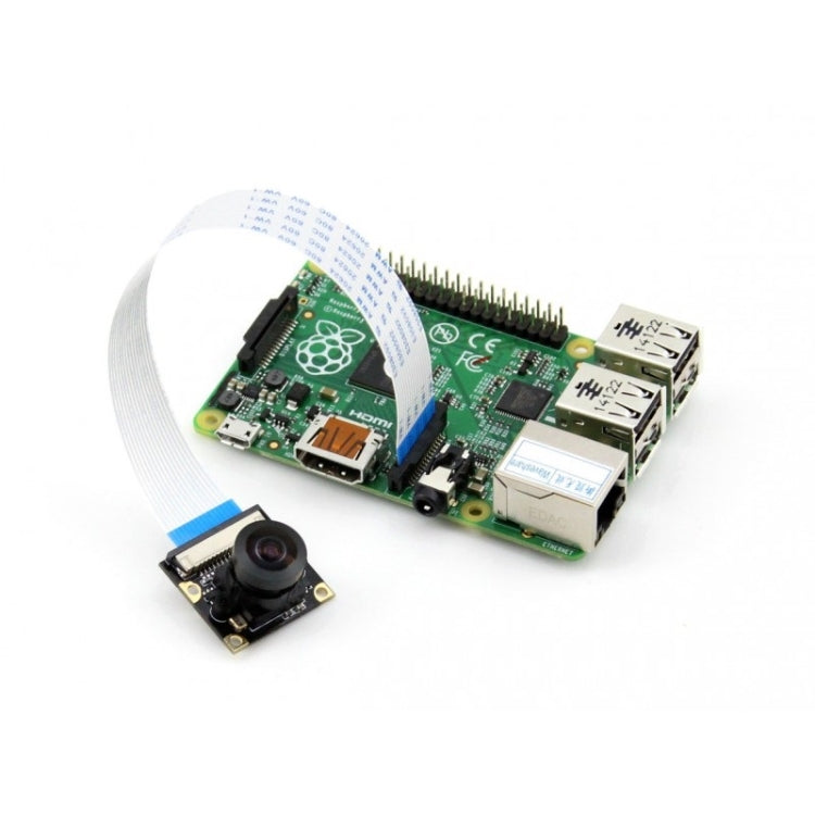 Waveshare RPi Camera (G) Module, Wide Field of View Fisheye Lens - HoMEdemic™ 