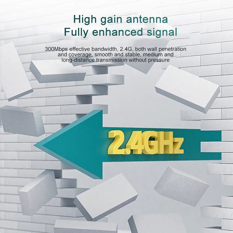 Wavlink WN578W2 300Mbps 2.4GHz WiFi Extender Repeater Home Wireless Signal Amplifier(EU Plug) - HoMEdemic™ 