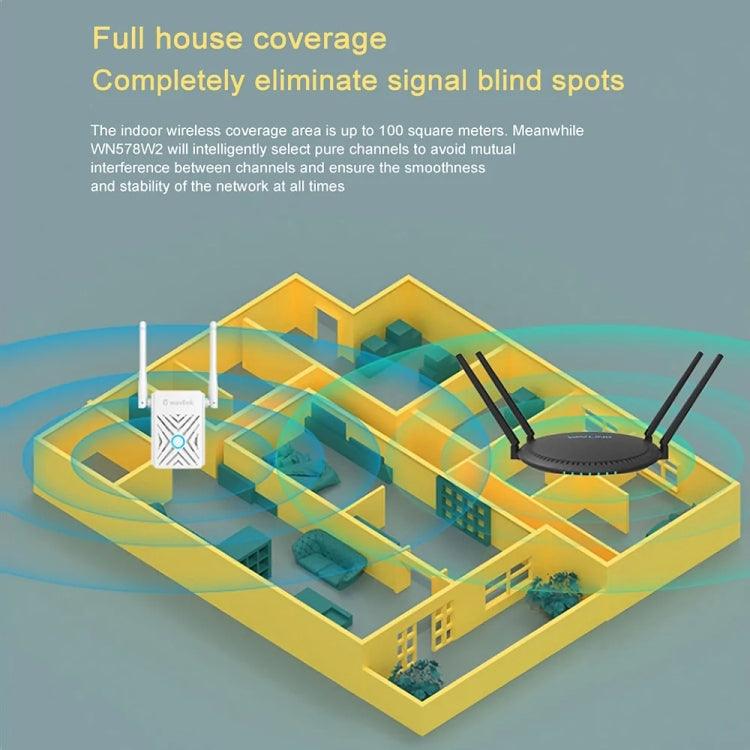 Wavlink WN578W2 300Mbps 2.4GHz WiFi Extender Repeater Home Wireless Signal Amplifier(US Plug) - HoMEdemic™ 