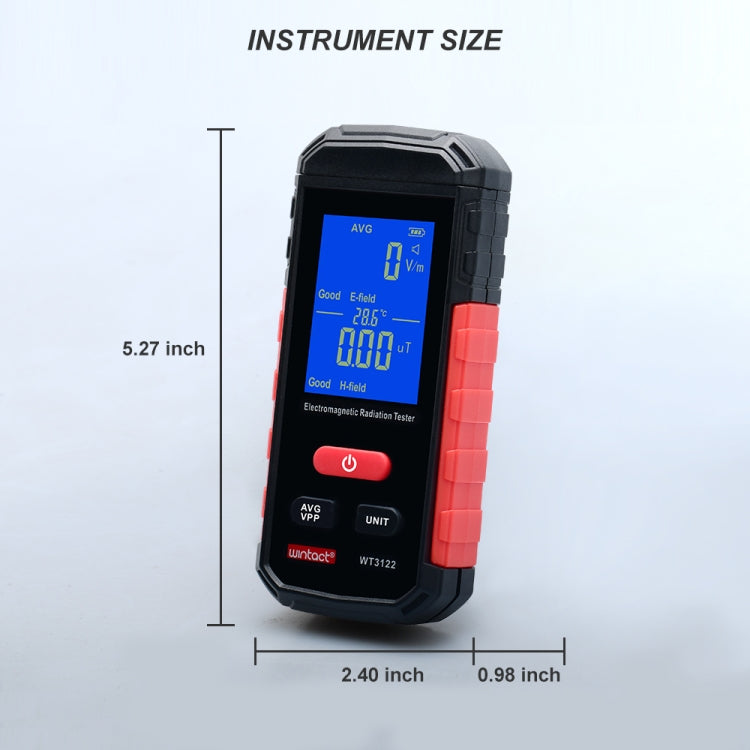 Wintact WT3122 Household Electromagnetic Radiation Tester, WT3122 - HoMEdemic™ 