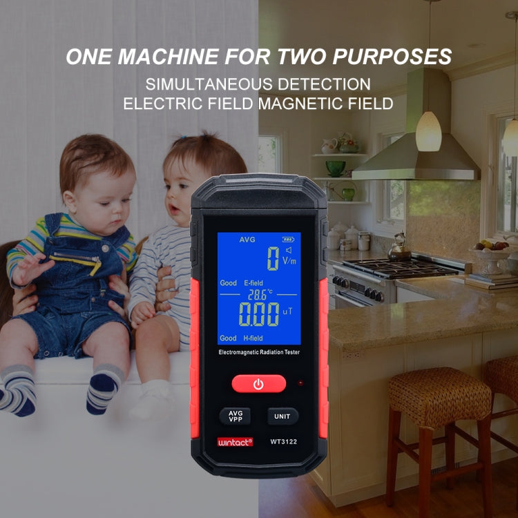 Wintact WT3122 Household Electromagnetic Radiation Tester, WT3122 - HoMEdemic™ 