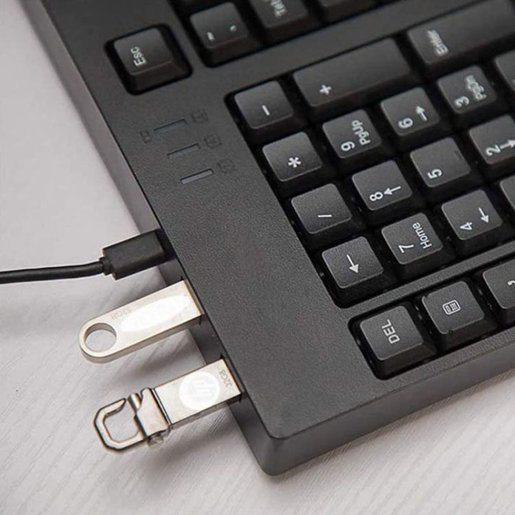 Wired USB Left Hand Keyboard with Dual HUB Function(Black) - HoMEdemic™ 