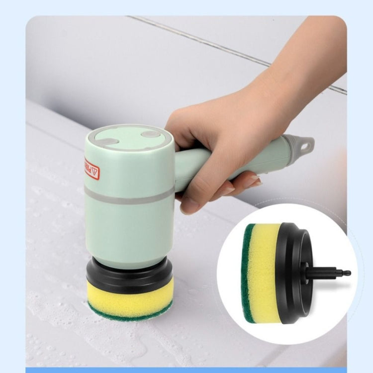 Wireless Electric Cleaning Brush USB Rechargeable Kitchen Bathtub Tile Cleaning Brushes Green 1200 mAh - HoMEdemic™ 