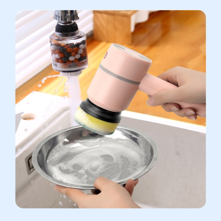 Wireless Electric Cleaning Brush USB Rechargeable Kitchen Bathtub Tile Cleaning Brushes Green 1200 mAh - HoMEdemic™ 