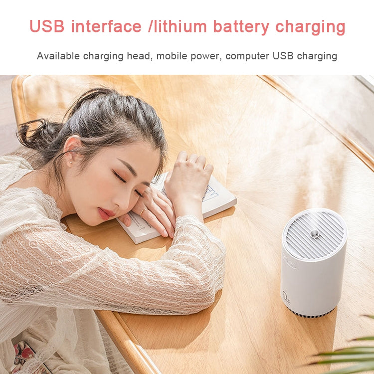 Wireless Q3  Humidifier Mini USB Charging Portable Air Purifier(Gray) - HoMEdemic™ 