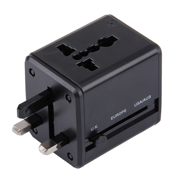 World-Wide Universal Travel Concealable Plugs Adapter with & Built-in Dual USB Ports Charger for US, UK, AU, EU - HoMEdemic™ 