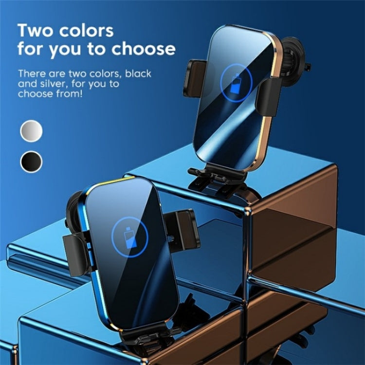 X10 15W Wireless Fast Charging Car Phone Navigation Holder(黑色) - HoMEdemic™ 