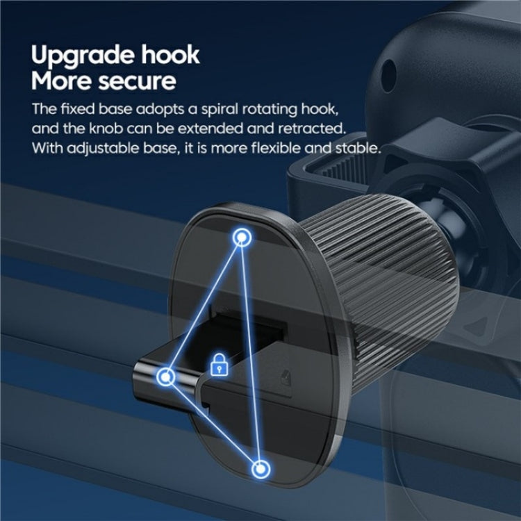 X10s Car Air Vent Hook 66W High Power Intelligent Induction Wireless Charger(Silver) - HoMEdemic™ 