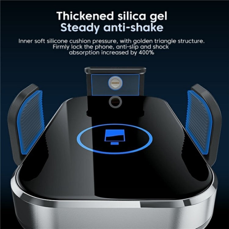 X10s Car Air Vent Hook 66W High Power Intelligent Induction Wireless Charger(Silver) - HoMEdemic™ 