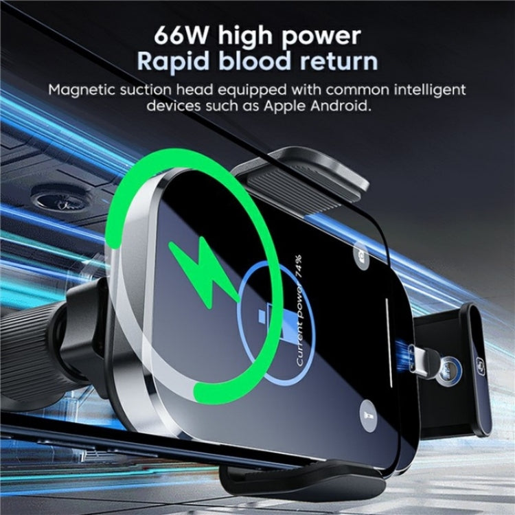 X10s Car Air Vent Hook 66W High Power Intelligent Induction Wireless Charger(Tarnish) - HoMEdemic™ 