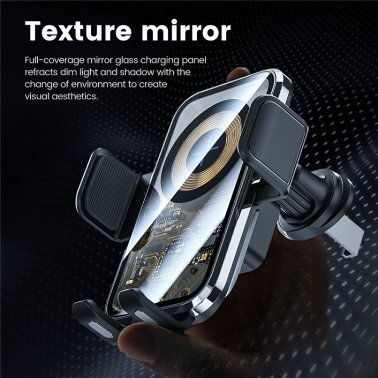 X11 15W Fast Charger Car Air Vent Hook Wireless Charger Intelligent Induction(Tarnish) - HoMEdemic™ 