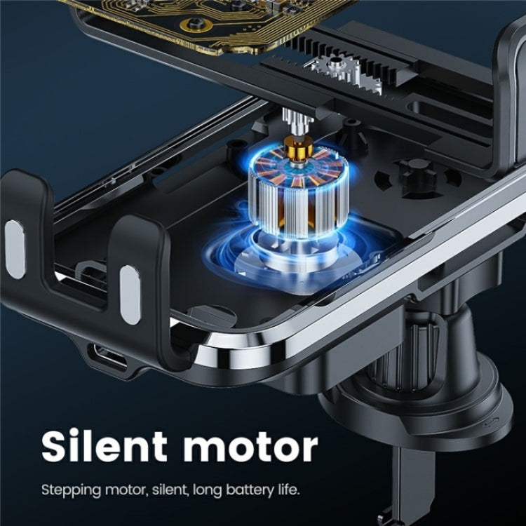 X11 15W Fast Charger Car Air Vent Hook Wireless Charger Intelligent Induction(Tarnish) - HoMEdemic™ 