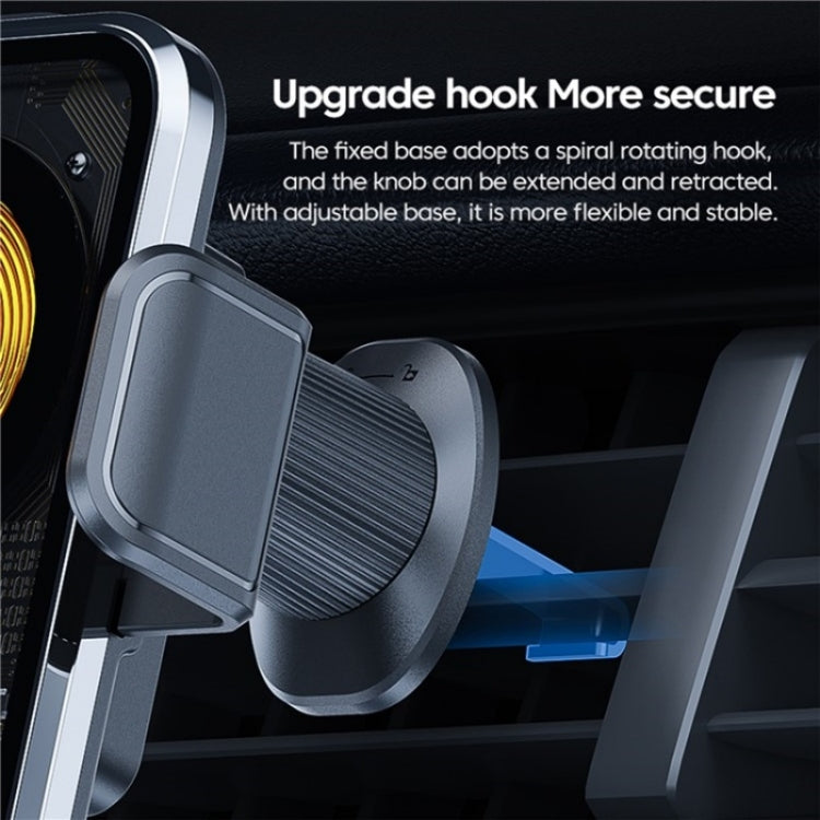 X11s 66W High Power Transparent Car Wireless Charger Phone Bracket(Titanium) - HoMEdemic™ 