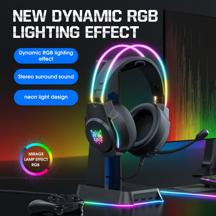 X26 USB+3.5mm RGB Wired Gaming Headset(Black) - HoMEdemic™ 