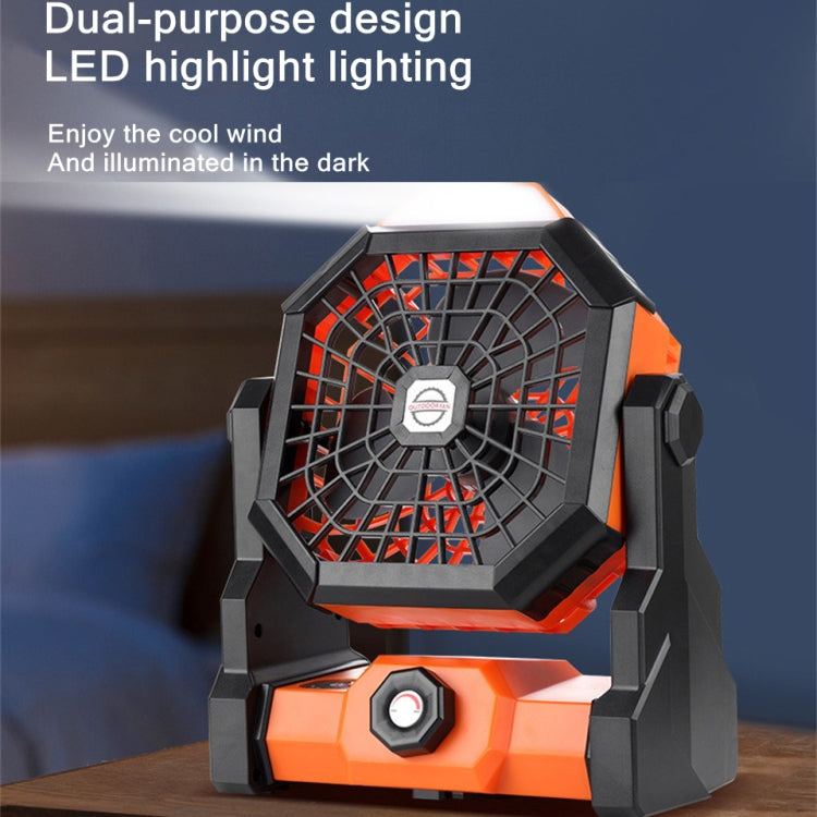 X3 Outdoor Portable Fan USB Charging Air Cooling Fan with LED Night Lamp - HoMEdemic™ 