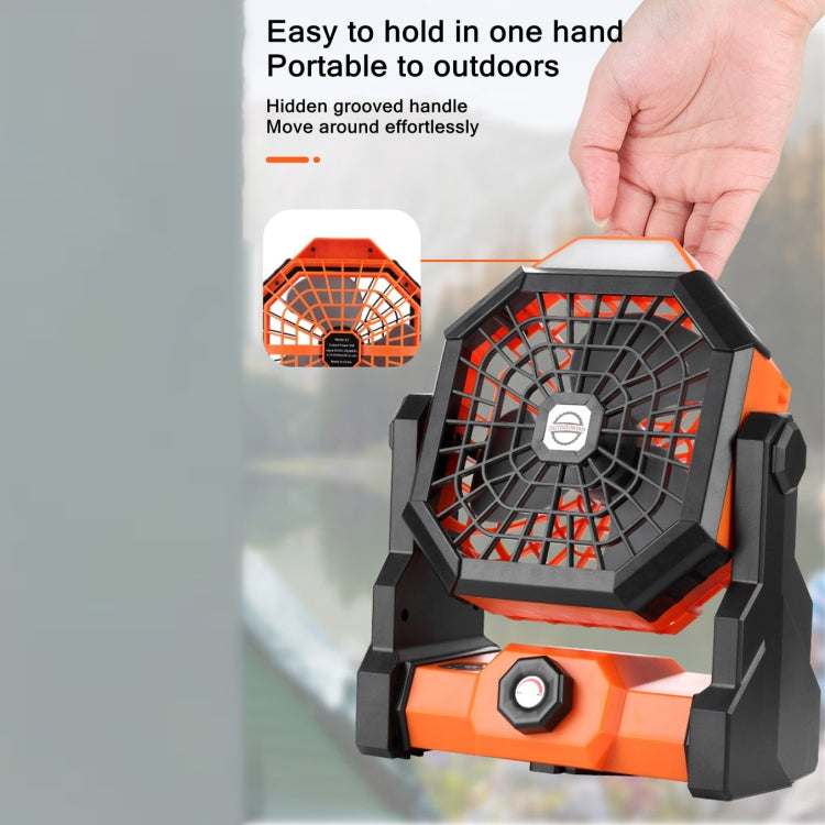 X3 Outdoor Portable Fan USB Charging Air Cooling Fan with LED Night Lamp - HoMEdemic™ 