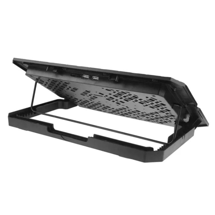 X5 Game Work Mute 5-Fan 7-Gear Adjustable Height Laptop Cooling Stand(Blue) - HoMEdemic™ 