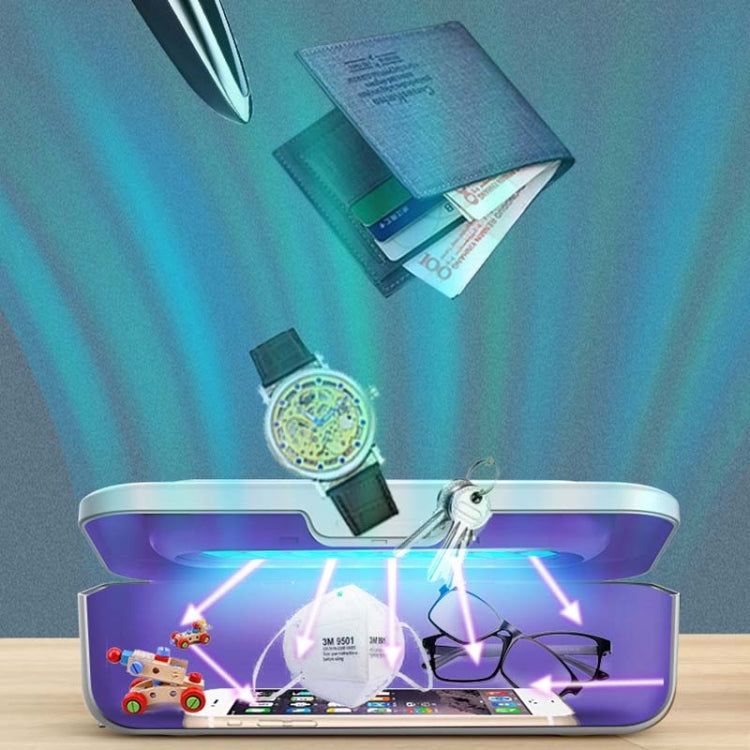 XD003 Underwear UV Sterilization Machine Cosmetic Brush Storage Disinfection Box(White) - HoMEdemic™ 