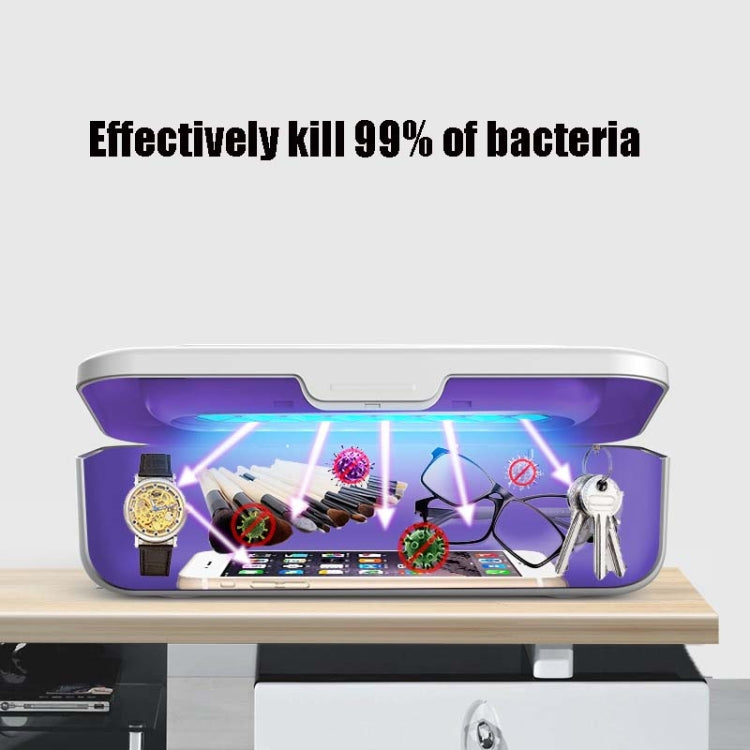 XD003 Underwear UV Sterilization Machine Cosmetic Brush Storage Disinfection Box(White) - HoMEdemic™ 