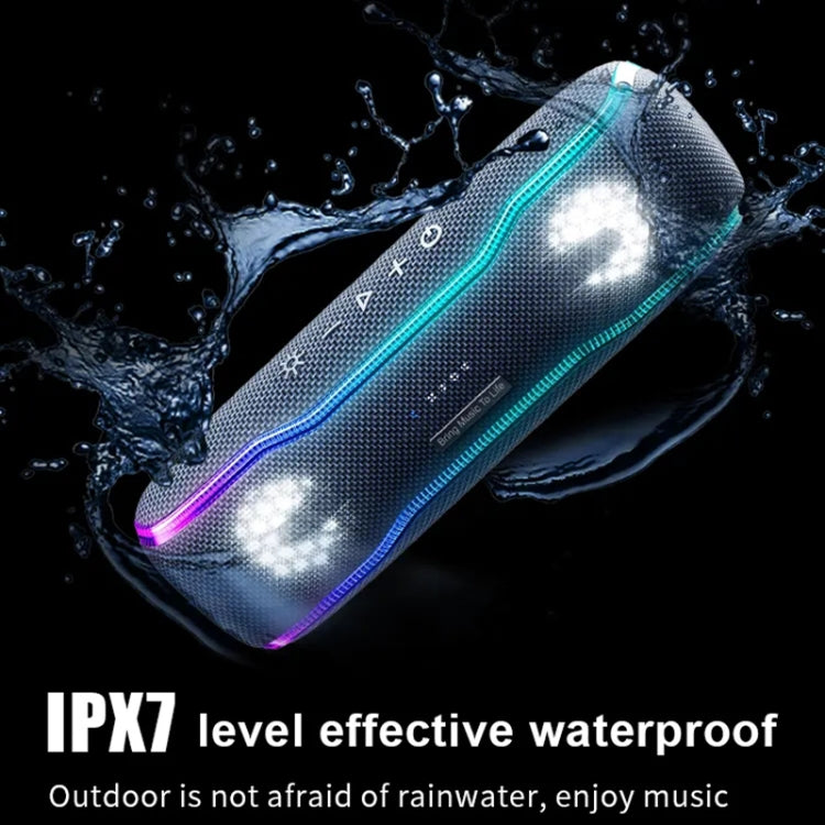 XDOBO BMTL BOSS IPX7 Waterproof Portable Wireless Bluetooth Speaker with RGB Colorful Light & TWS - HoMEdemic™ 